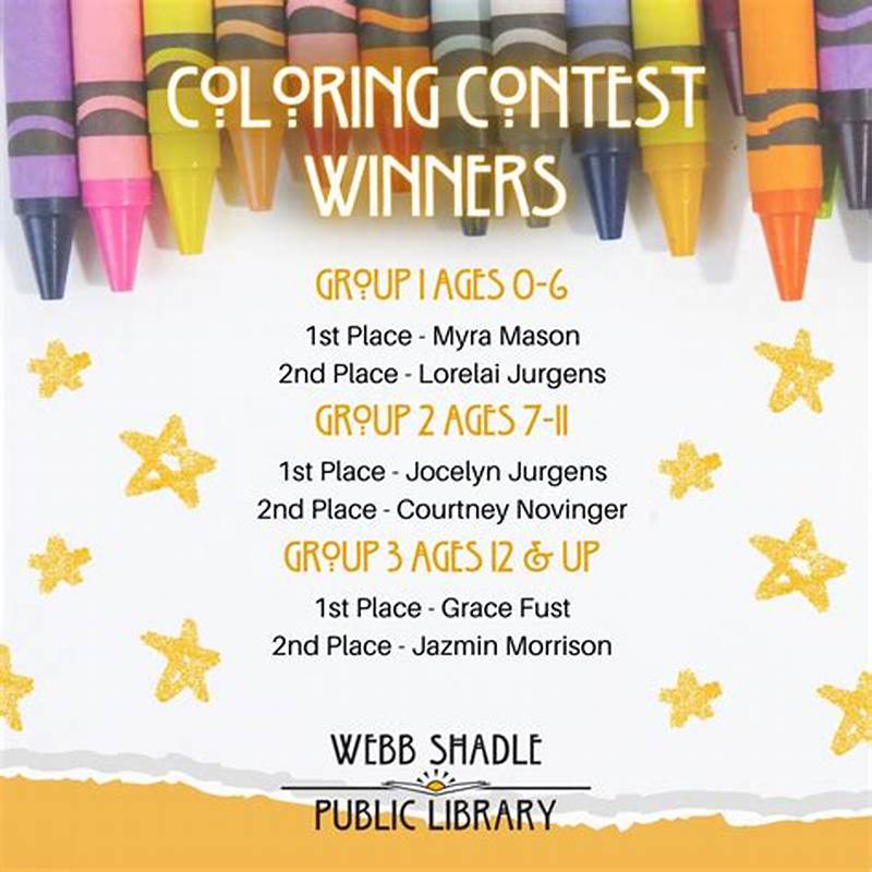 How To Win A Coloring Contest