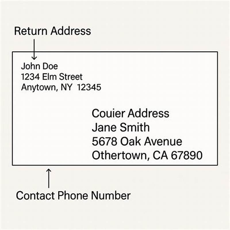 How To Write Address On Form