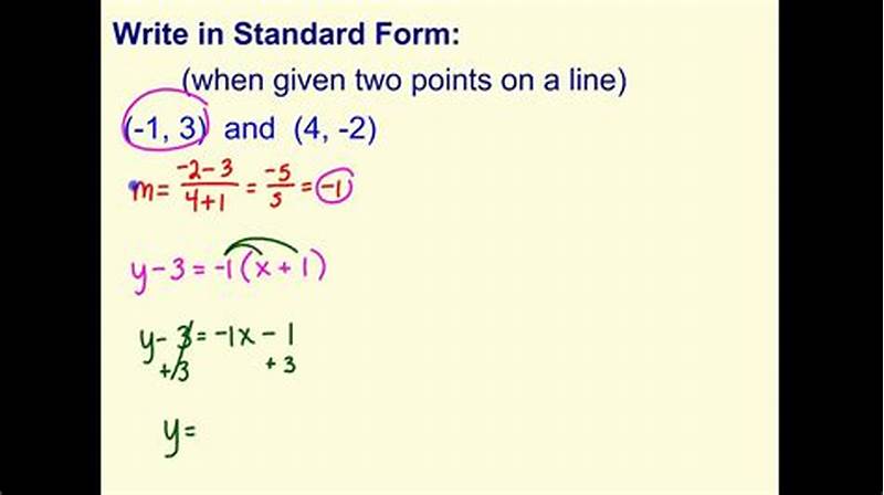 How To Write Standard Form