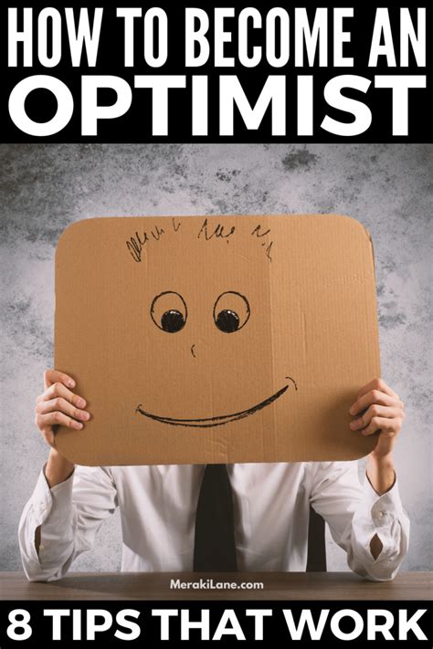 How can I be optimistic