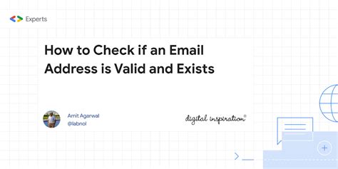 How can I check if an email address is valid in Gmail