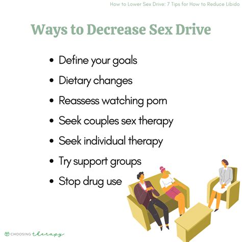 How can I decrease my libido