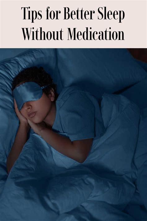 How can I sleep without medication