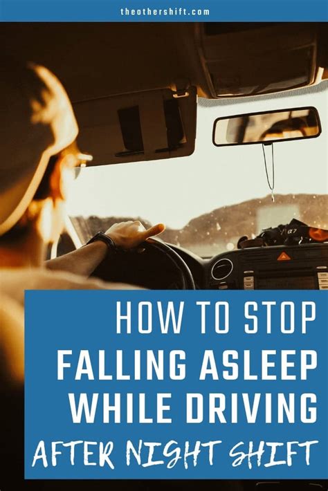 How can I stop falling asleep in the car