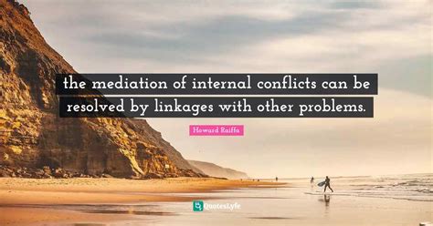How can internal conflicts be resolved