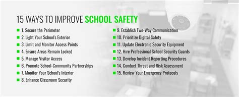 How can schools improve safety