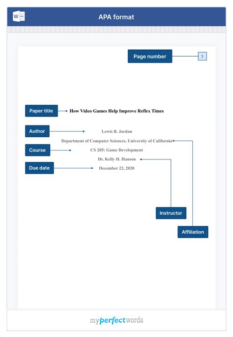 How do I do APA format