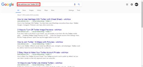 How do I do a specific Google search