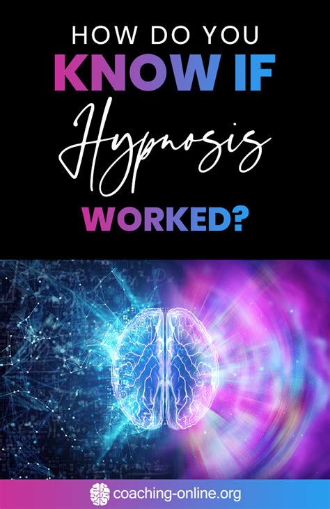 How do I know if self hypnosis is working