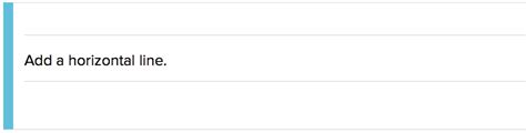 How do I make a horizontal line in markdown