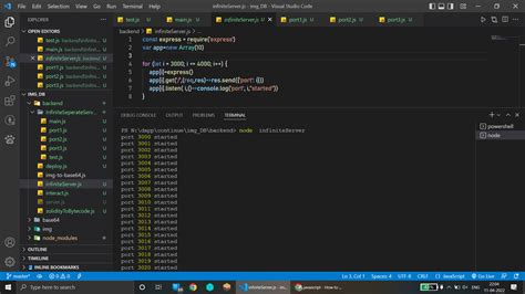 How do I run multiple node servers