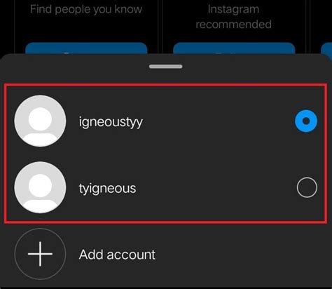 How do I separate two linked Instagram accounts
