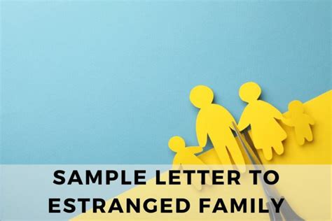 How do I write a letter to an estranged relative