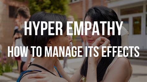 How do you control hyper empathy