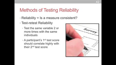 How do you determine reliability of a measurement