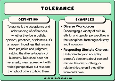 How do you explain tolerance