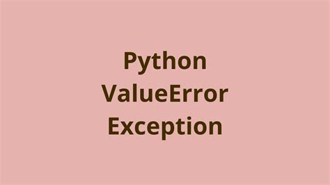 How do you fix a value error in Python