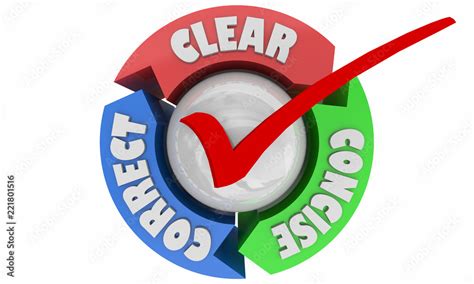 How do you get clear and concise