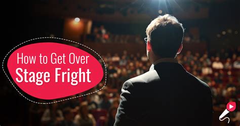 How do you get over stage fright acting