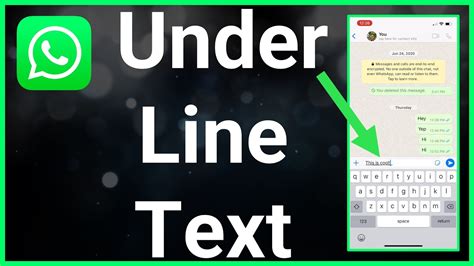 How do you put a line through text on WhatsApp