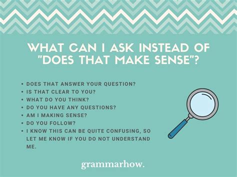 How do you reply does it make sense