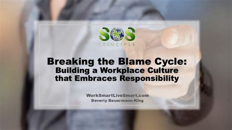 How do you work in a blame culture