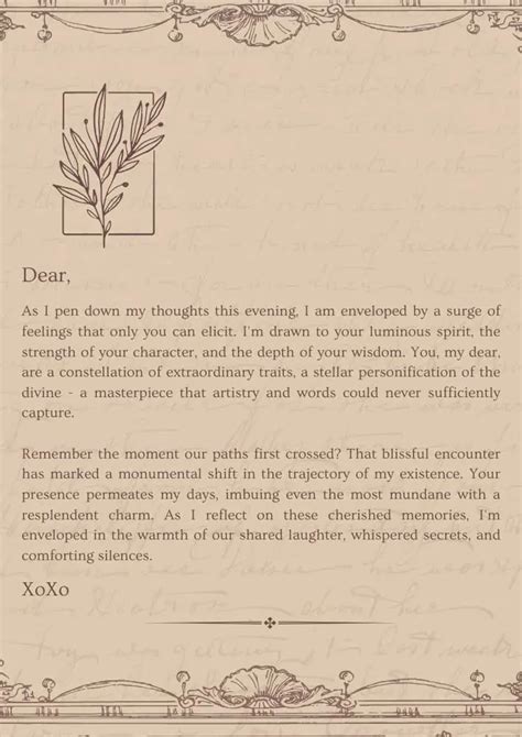 How do you write a seductive letter