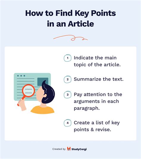 How do you write key points