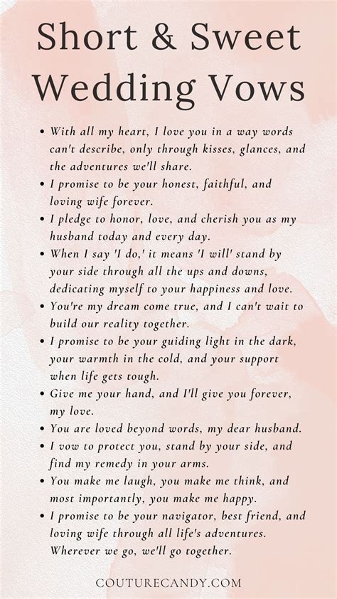 How do you write non cheesy wedding vows