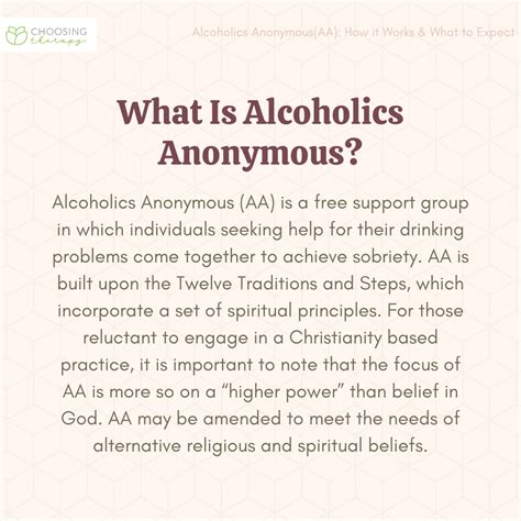 How does AA define an alcoholic
