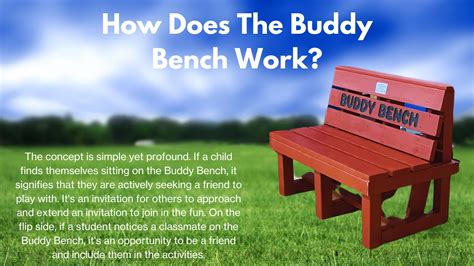 How does a buddy bench work