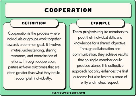 How does a cooperation work