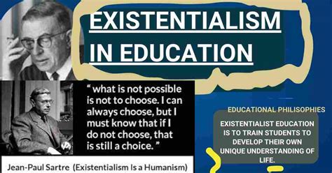 How does existentialism affect education