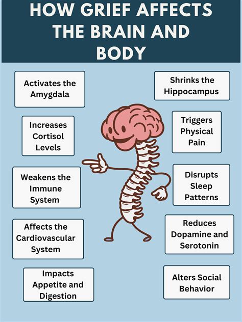 How does grief affect the brain