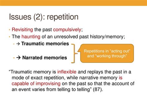 How does repetition affect memory
