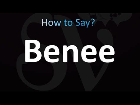How is Benee pronounce