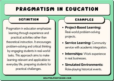 How is pragmatism applied in education