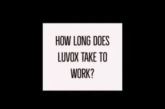 How long does it take for Luvox to work for OCD