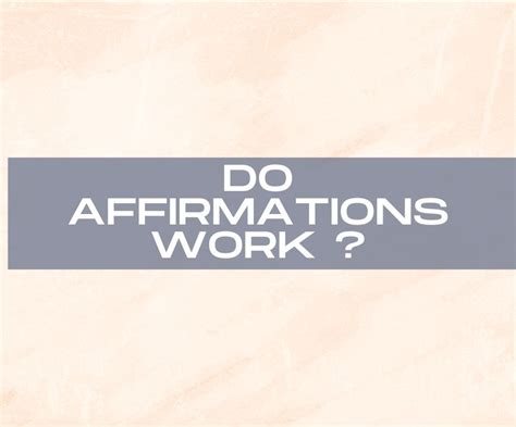 How long will it take for affirmations to work