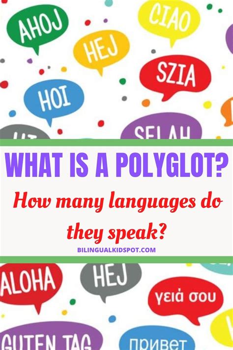 How many languages is a polyglot
