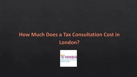 How much does a tax consultation cost
