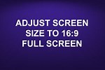 How to Adjust Full Screen