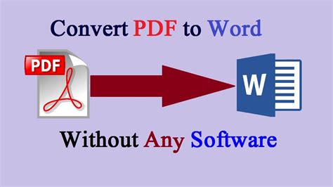 How to Change a PDF File to Word
