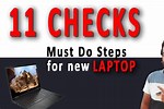 How to Check New Laptop