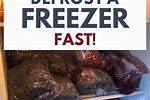 How to Defrost a Chest Freezer Quickly