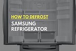 How to Defrost a Samsung Refrigerator