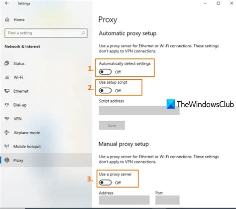 How to Disable Manuel Proxy Windows 1.0