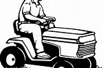 How to Draw a Riding Lawn Mower with a Guy On It