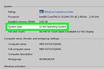 How to Find My Laptop Is 34 Bit or 64
