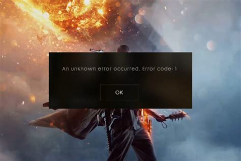 Understanding the Causes of Error Code 1